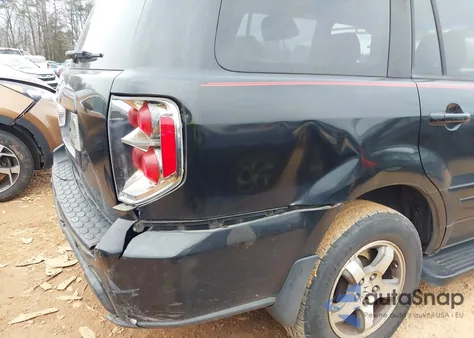 2007 Honda Pilot Ex-L from USA, damaged, VIN 5FNYF286X7B008253